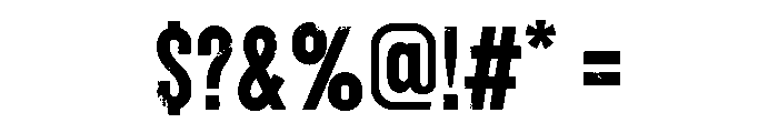 Brixton Lead Font OTHER CHARS