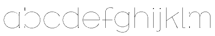 Broadacre Hairline 0 FONT
