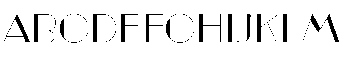 Broadacre Hairline 2 Font UPPERCASE
