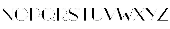 Broadacre Hairline 2 Font UPPERCASE