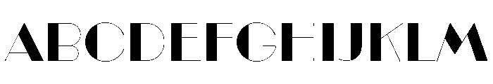 Broadacre Hairline 3 Font UPPERCASE