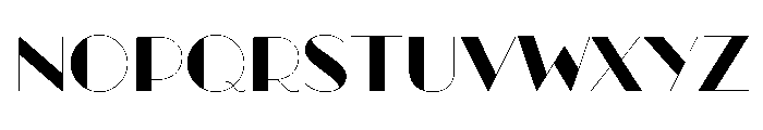 Broadacre Hairline 3 Font UPPERCASE