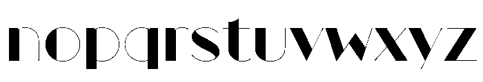 Broadacre Hairline 3 Font LOWERCASE