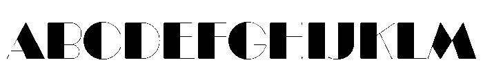 Broadacre Hairline 4 Font UPPERCASE
