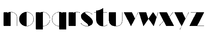 Broadacre Hairline 4 Font LOWERCASE