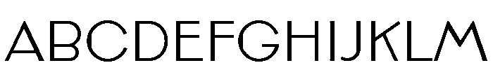 Broadacre Light 1 Font UPPERCASE
