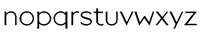 Broadacre Light 1 Font LOWERCASE