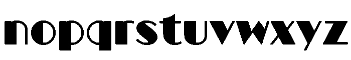 Broadacre Light 4 Font LOWERCASE