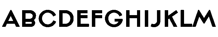 Broadacre Medium 0 Font UPPERCASE