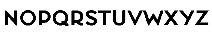 Broadacre Medium 0 Font UPPERCASE