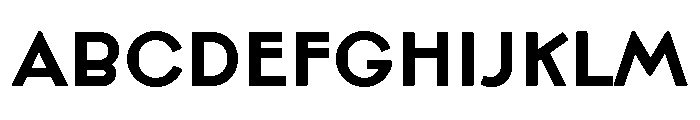Broadacre Medium 1 Font UPPERCASE