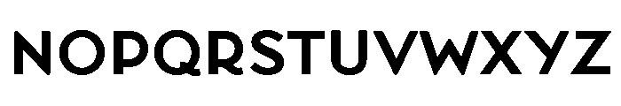 Broadacre Medium 1 Font UPPERCASE
