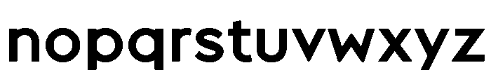 Broadacre Medium 1 Font LOWERCASE