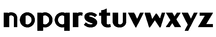 Broadacre Medium 3 Font LOWERCASE