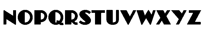 Broadacre Medium 4 Font UPPERCASE