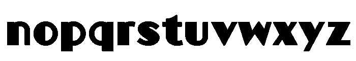 Broadacre Medium 4 Font LOWERCASE