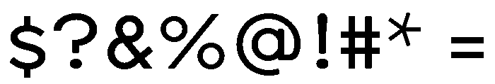 Broadacre Regular 0 Font OTHER CHARS