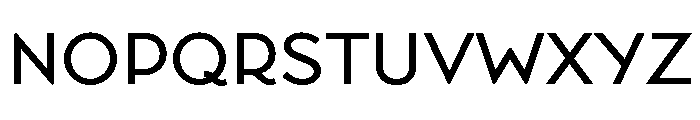 Broadacre Regular 0 Font UPPERCASE