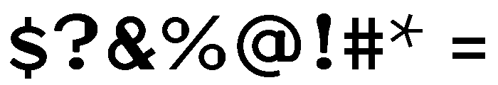 Broadacre Regular 2 Font OTHER CHARS