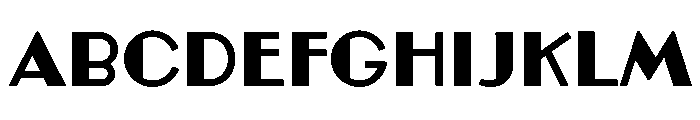 Broadacre Regular 3 Font UPPERCASE