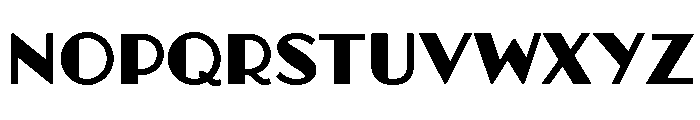 Broadacre Regular 3 Font UPPERCASE