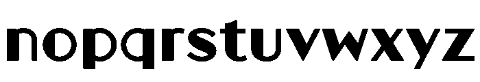 Broadacre Regular 3 Font LOWERCASE