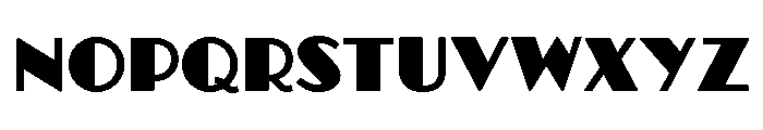 Broadacre Regular 4 Font UPPERCASE
