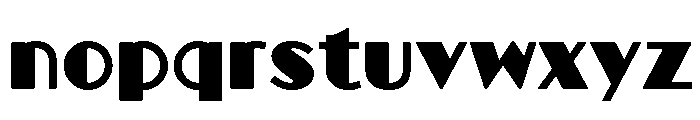 Broadacre Regular 4 Font LOWERCASE