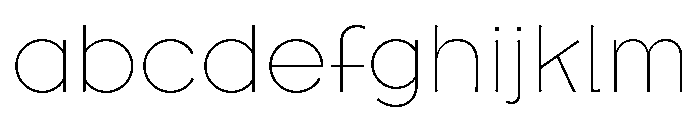 Broadacre Thin 0 FONT