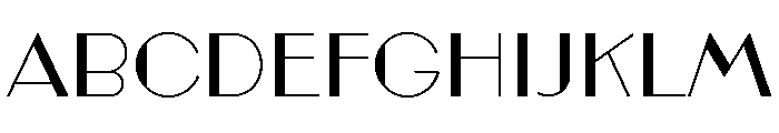 Broadacre Thin 2 Font UPPERCASE