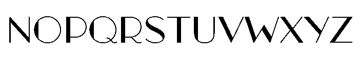 Broadacre Thin 2 Font UPPERCASE