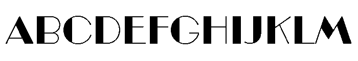 Broadacre Thin 3 Font UPPERCASE
