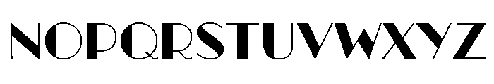 Broadacre Thin 3 Font UPPERCASE
