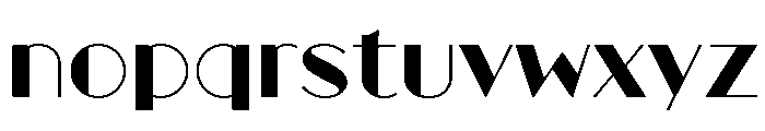 Broadacre Thin 3 Font LOWERCASE