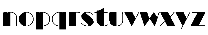 Broadacre Thin 4 Font LOWERCASE