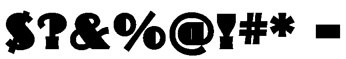 Broaduro Color Regular Font OTHER CHARS