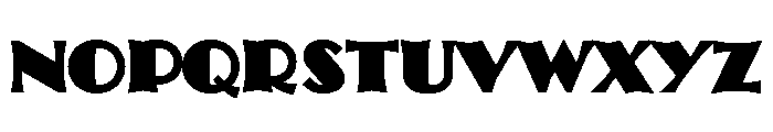 Broaduro Color Regular Font UPPERCASE
