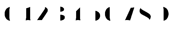 Broaduro Inset Font OTHER CHARS