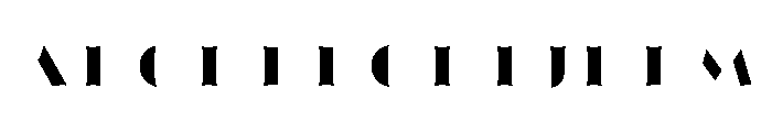 Broaduro Inset Font UPPERCASE