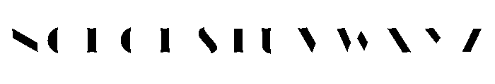 Broaduro Inset Font LOWERCASE