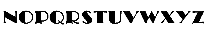 Broaduro Layers Regular Font LOWERCASE