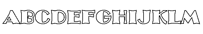 Broaduro Outline FONT