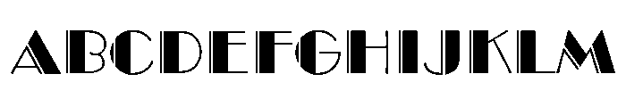 Broadway Engraved Font UPPERCASE
