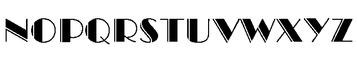 Broadway Engraved Font UPPERCASE