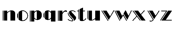 Broadway Engraved Font LOWERCASE