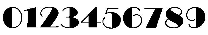 Broadway Regular Font OTHER CHARS