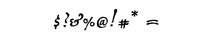 Broadwindsor Regular Font OTHER CHARS