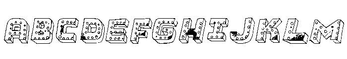 Broken Dreams Regular Font UPPERCASE