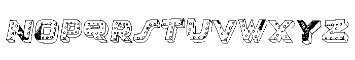 Broken Dreams Regular Font UPPERCASE