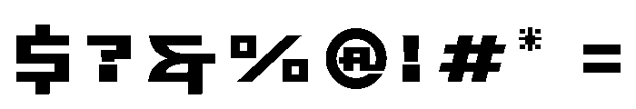 Bronzo Black Font OTHER CHARS